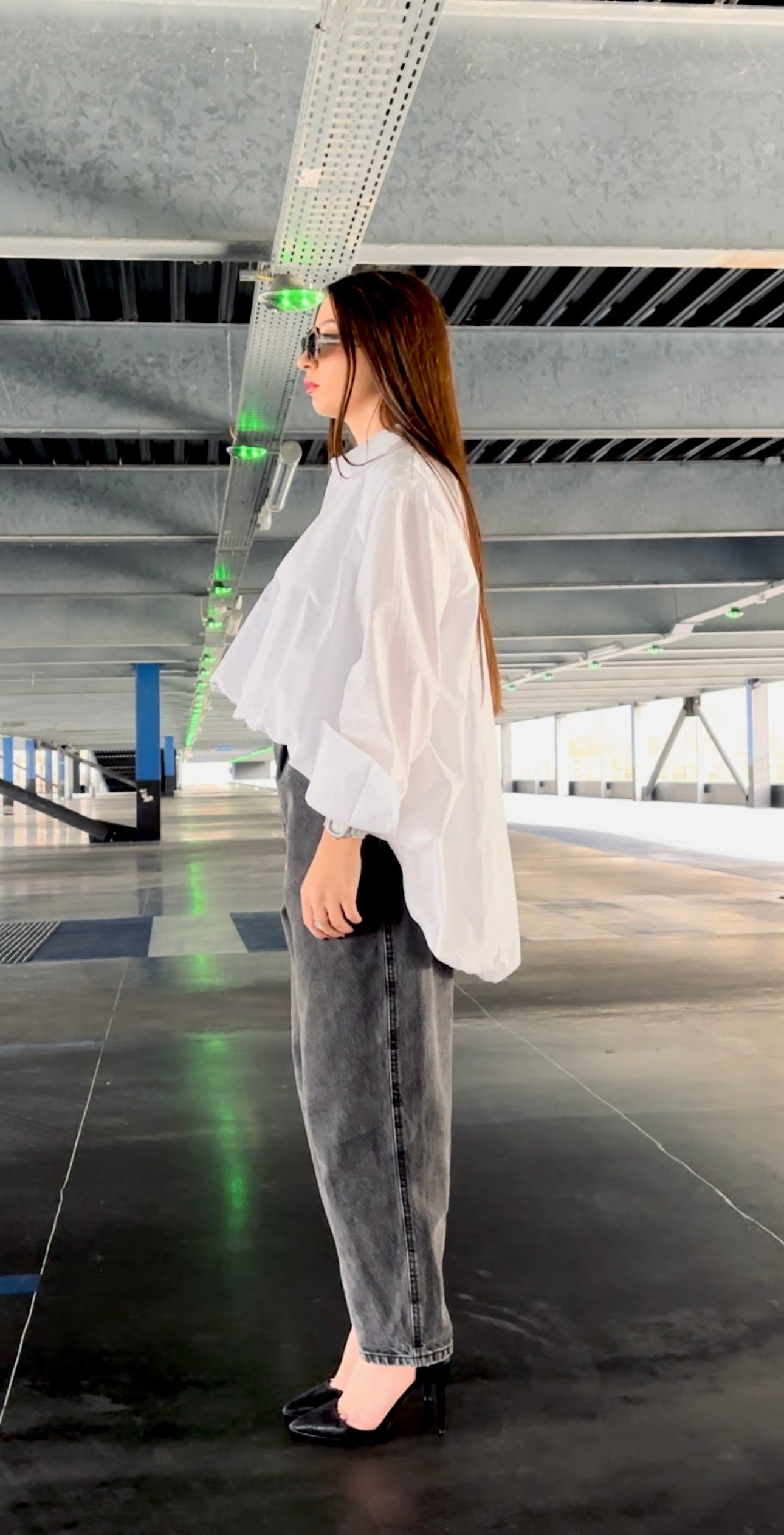 Chemise HIKARI Blanc court /dos long