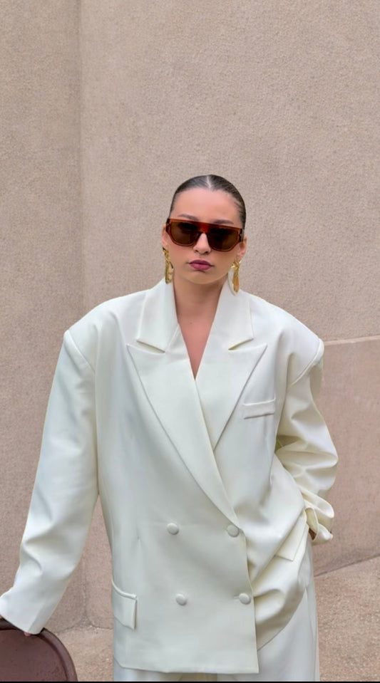 Blazer oversize KORI - écru
